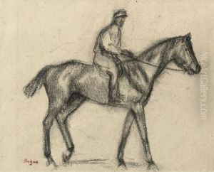 Jockey by Edgar Degas