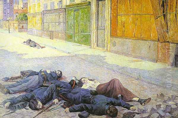 A Paris Street in May 1871 (The Commune) - view 1