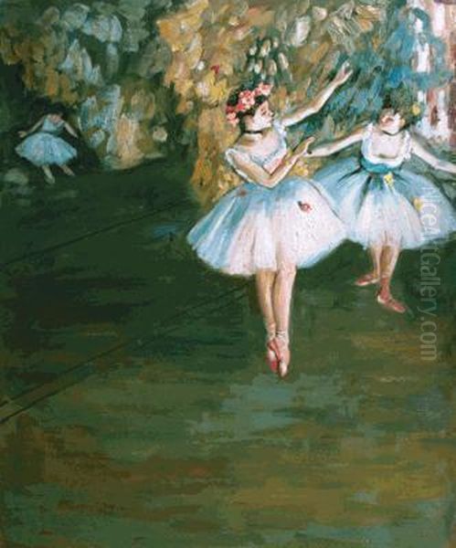 Two Dancers On Stage - view 1