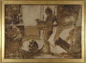 Femme Au Tub by Edgar Degas