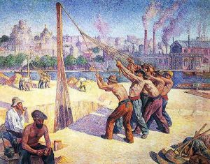 The Pile Drivers, Quai de la Seine at Billancourt