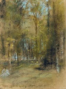 Sous-bois by Edgar Degas