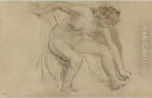 Apres Le Bain by Edgar Degas