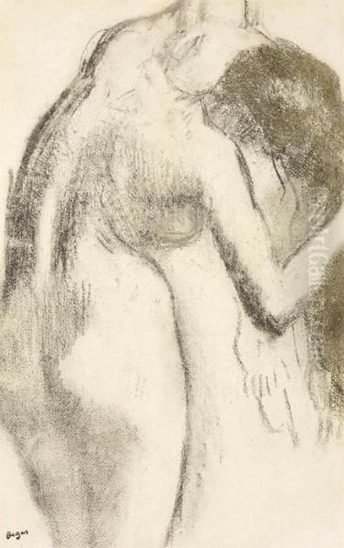Femme S'essuyant - view 1