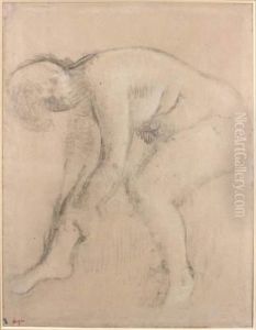 La Sortie Du Bain by Edgar Degas