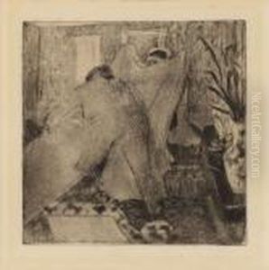 La Sortie Du Bain by Edgar Degas