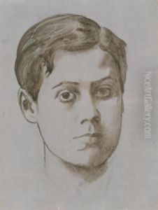 Rene De Gas (frere De L'artiste) by Edgar Degas