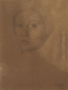 Portrait De Rene Degas by Edgar Degas