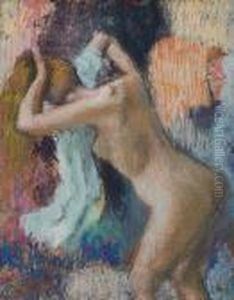 Apres Le Bain, Femme S'essuyant by Edgar Degas