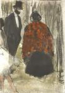 La Famille Cardinal by Edgar Degas