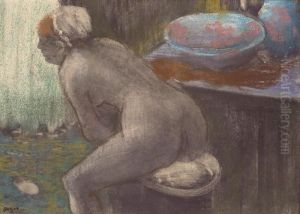 Femme A Sa Toilette by Edgar Degas