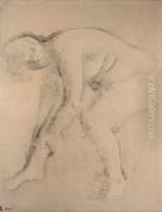 Apres Le Bain, Femme S'essuyant by Edgar Degas