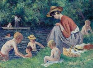 The bathing in the Cure