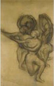 Groupe De Danseuses by Edgar Degas