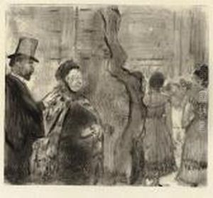 Ludovic Halevy Meeting Mme. Cardinal Backstage (janis 195)