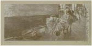 Danseuses Au Foyer (see Reed/shapiro P.ivii) by Edgar Degas