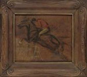 Over The Fence by Edgar Degas