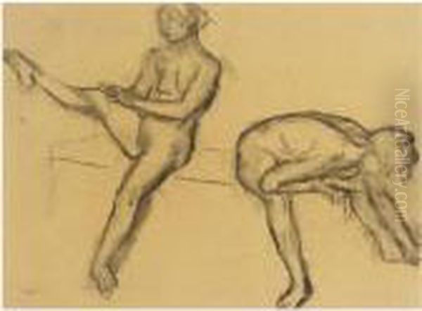 Etude De Nu (deux Femmes Assises) - view 1