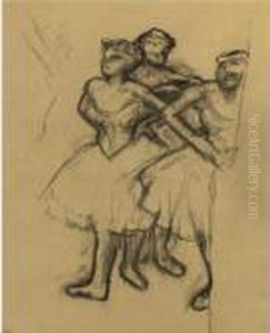 Trois Danseuses by Edgar Degas