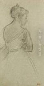 Danseuse De Profil by Edgar Degas