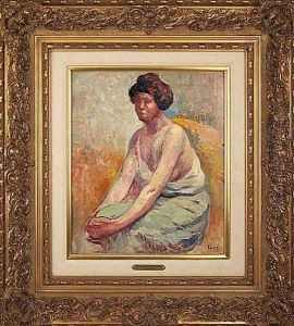 Portrait d'Ambroisine by Maximilien Luce