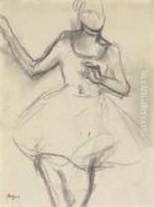 Etude De Danseuse by Edgar Degas