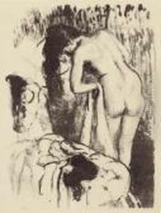 Femme Nue Debout, A Sa Toilette (adhemar 63; Delteil 65; Reed & Shapiro 61) Femme Nue Debout, A Sa Toilette (adhemar 63; Delteil 65; Reed & Shapiro 61)