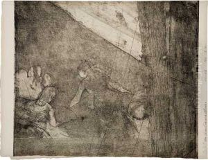Two Aquatints With Etching. Two Aquatints With Etching.