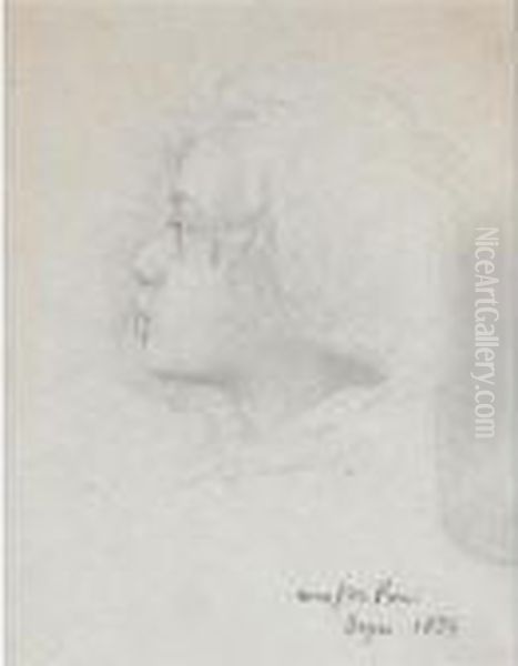 Portrait De Rene Degas - view 1