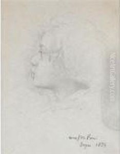 Portrait De Rene Degas by Edgar Degas