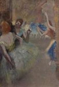Scene De Ballet by Edgar Degas