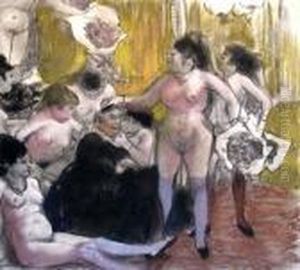 La Fete De La Patronne by Edgar Degas