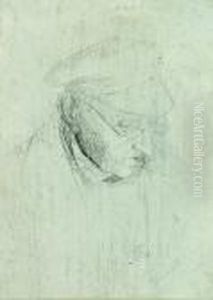 Portrait Dit D'auguste Degas, Pere De L'artiste . 96 X 70 by Edgar Degas