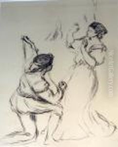 'serenade', Lithograph, Printed 
Posthumously In 1954 By Mourlot, Publisher Unknown, 33cm X 24cm, Framed