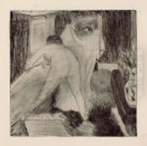 La Sortie Du Bain by Edgar Degas