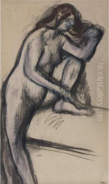 Femme Nue Assise - view 1
