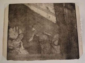 Aux Ambassadeurs. 1879-1880. by Edgar Degas