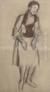 Chanteuse De Cafe-concert by Edgar Degas
