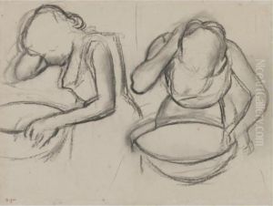 Property From The Estate Of Nell Singer
 

 
 
 

 
 Femme A Sa Toilette (deux Etudes) by Edgar Degas