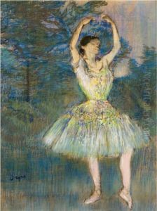Danseuse Aux Bras Leves by Edgar Degas