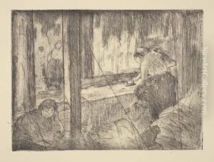 Les Blanchisseuses by Edgar Degas