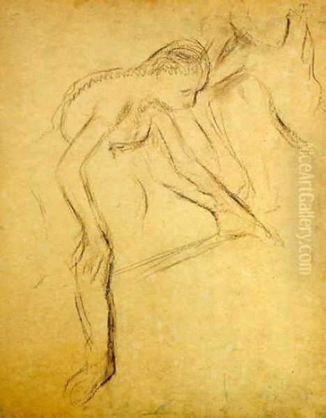 Deux Danseuses Au Repos - view 1