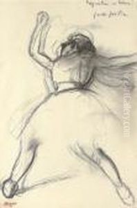 Danseuse (preparation En Dedans) by Edgar Degas