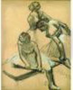 Trois Danseuses by Edgar Degas