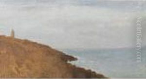 Marine: La Mer Calme, Vue De La Falaise Marine: La Mer Calme, Vue De La Falaise