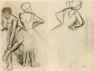 Etude De Danseuses by Edgar Degas