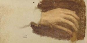 Etude De Main by Edgar Degas