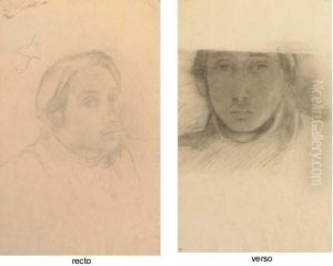 Autoportrait Tourne Vers La Droite by Edgar Degas