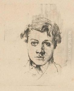 Rene De Gas (frere De L'artiste) (delteil 3; Reed & Shapiro 15) by Edgar Degas