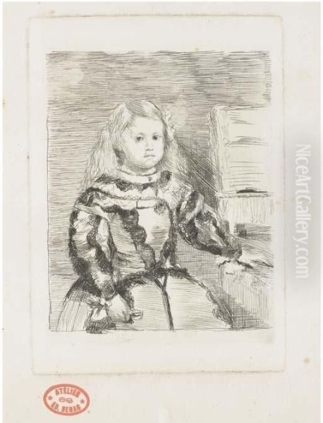L'infante Margarita, D'apres Velazquez (delteil 12; Reed &amp; Shapiro 16) - view 1
